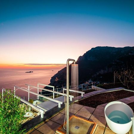 Villa La Tagliata Spectacular Jacuzzi Tub Amazing View And Private Parking Garage Positano Exterior photo